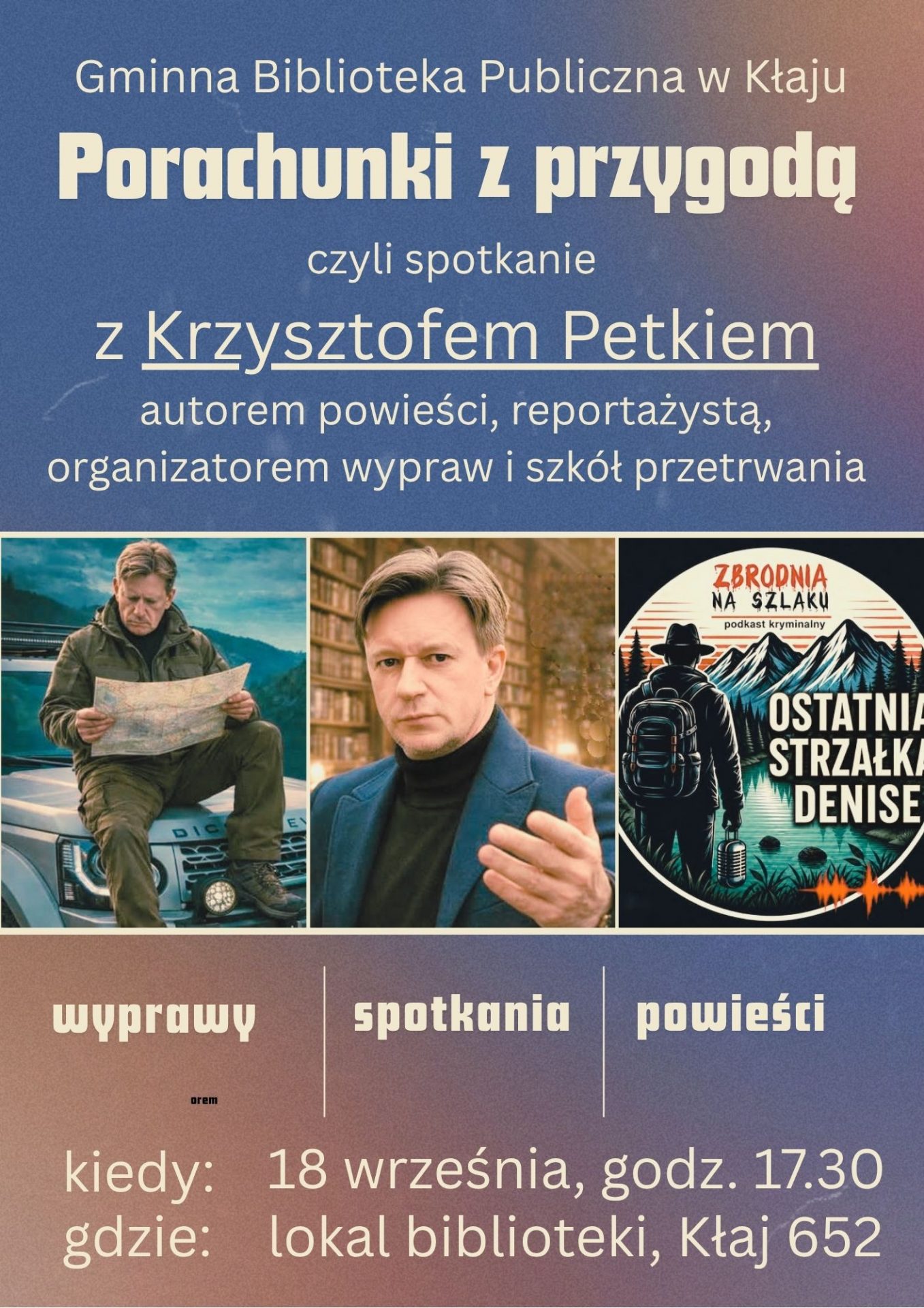 Spotkanie z Krzysztofem Petkiem 18.09.2026